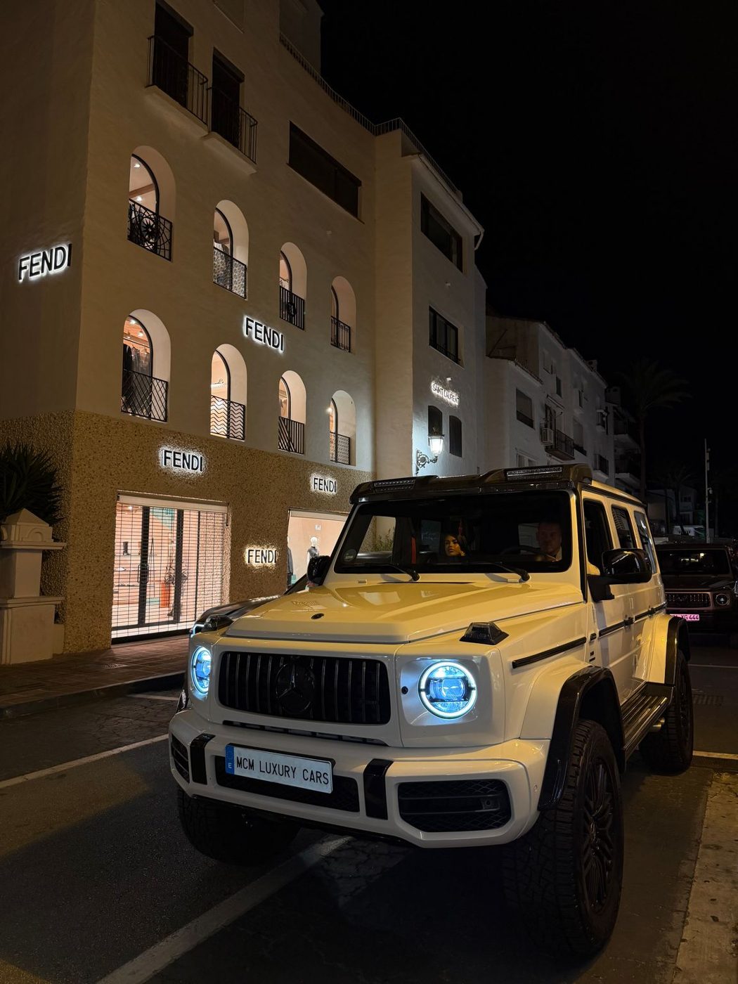 Sand G 63 at night, Puerto Banús